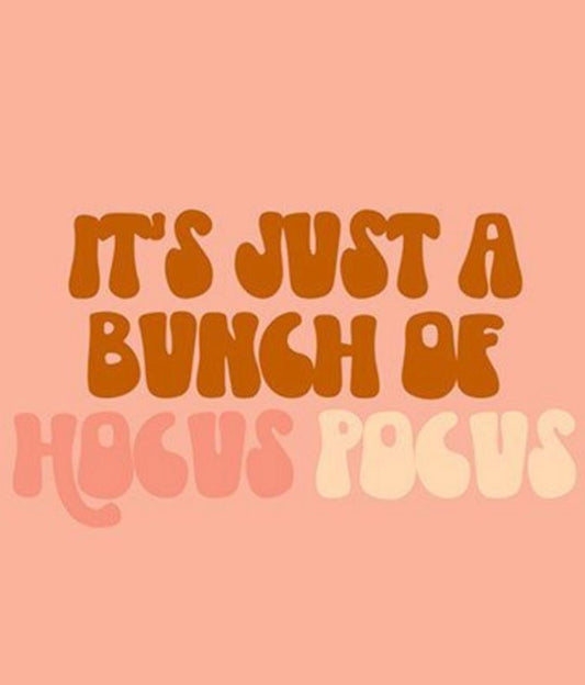 It's just a bunch of Hocus Pocus
