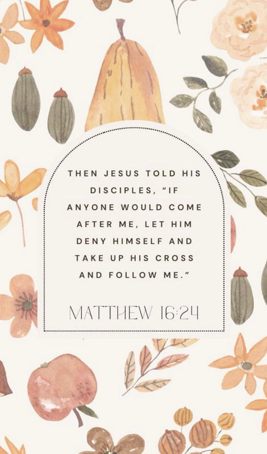 Matthew 16:24