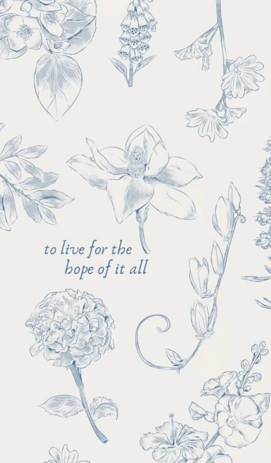 To live for the hope of it all