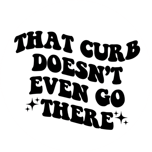 That curb doesn't even go there