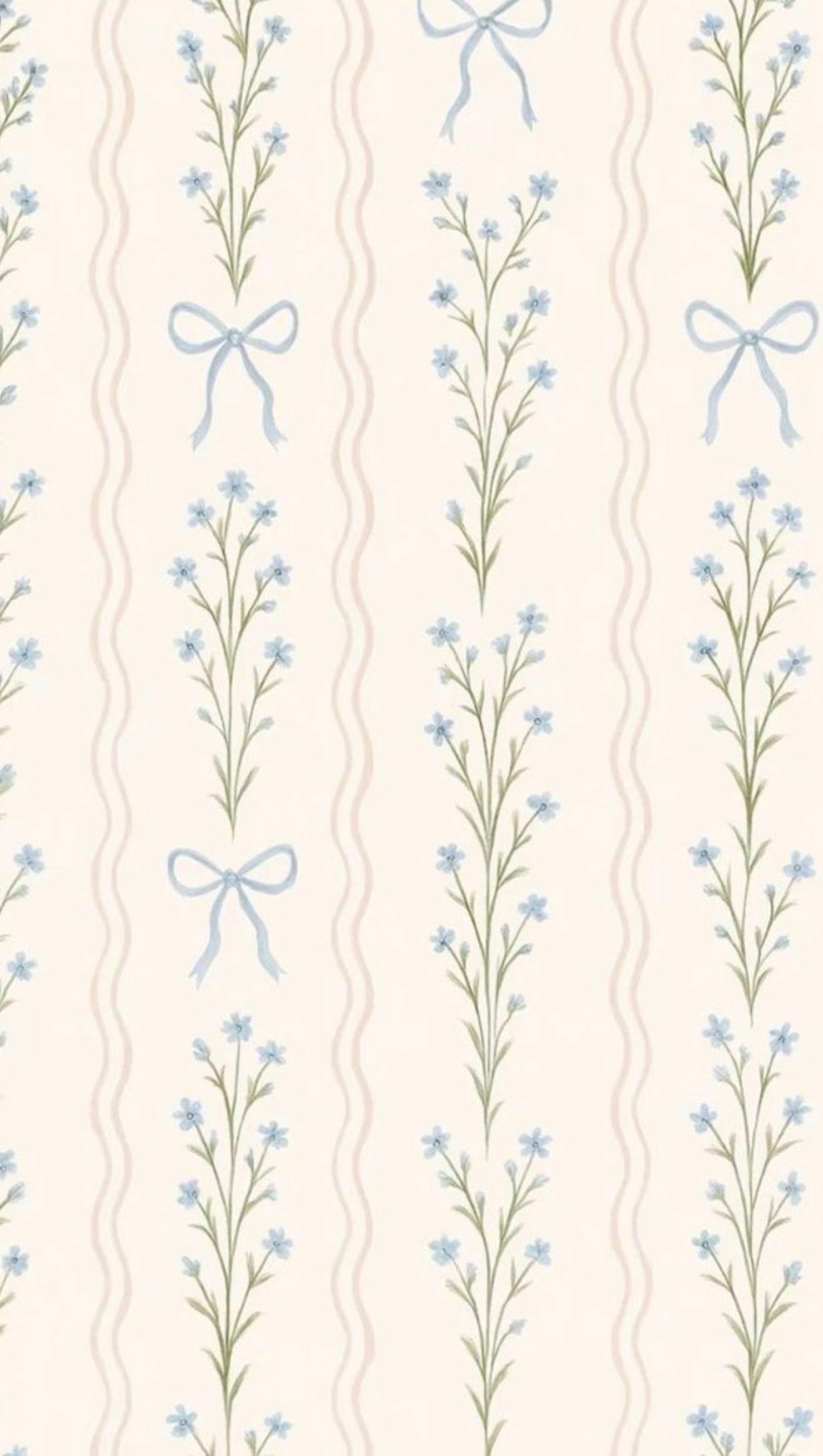 Blue Floral Collage