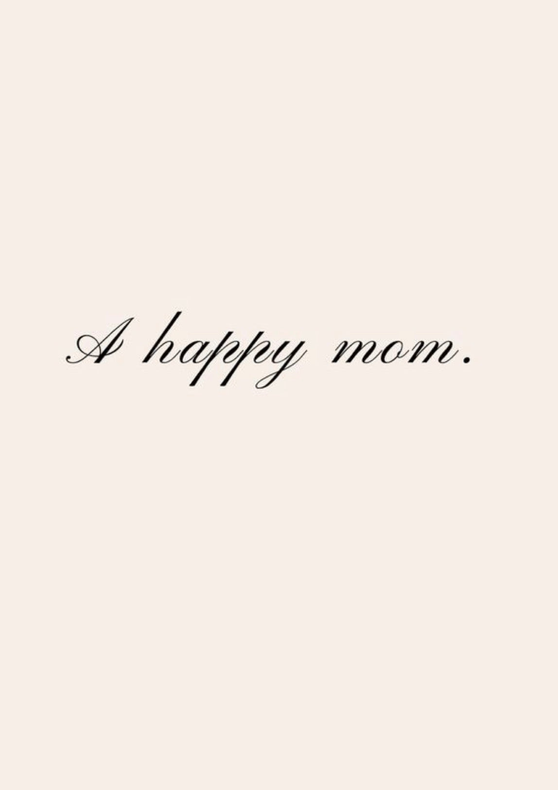 A Happy Mom