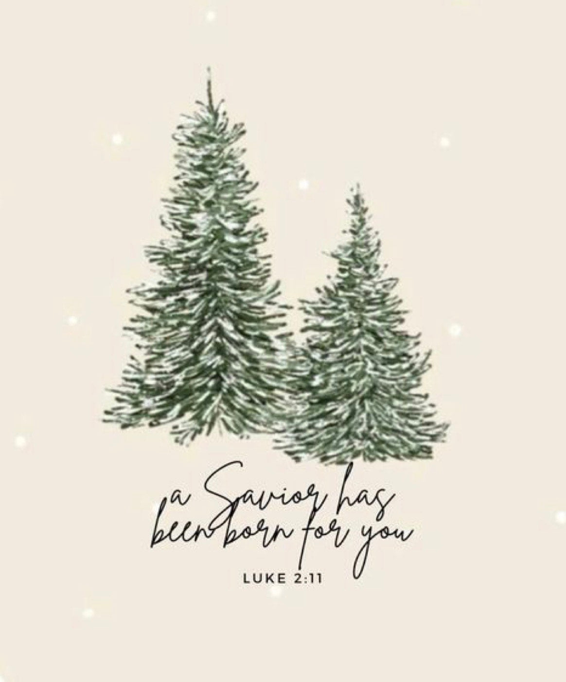 A Savior has been born